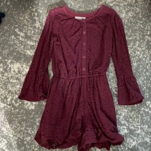 Abercrombie romper lace size 11 12